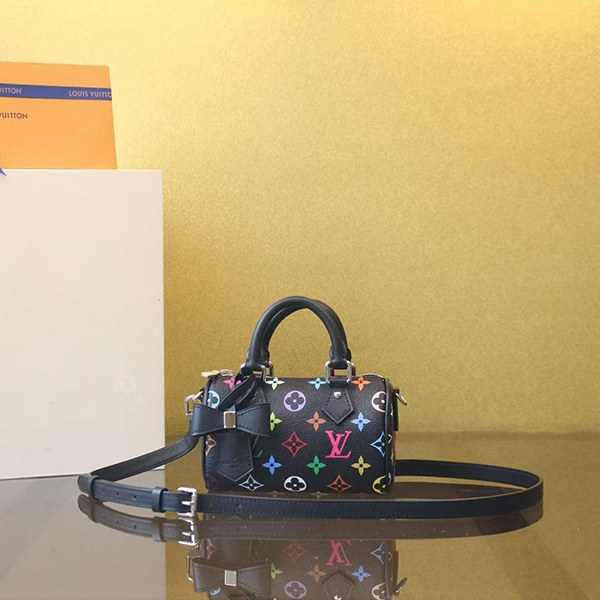 루이비통 x 무라카미 타카시 나노 스피디 멀티컬러 누아 M13406-2502