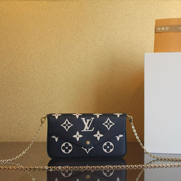 루이비통[Louis Vuitton] 모노그램 펠리시 포쉐트 크로스백 블랙 M80482-2515