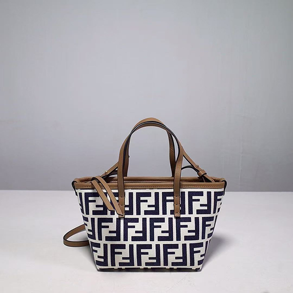 펜디 FF 로고 롤 미니 토트백-2697