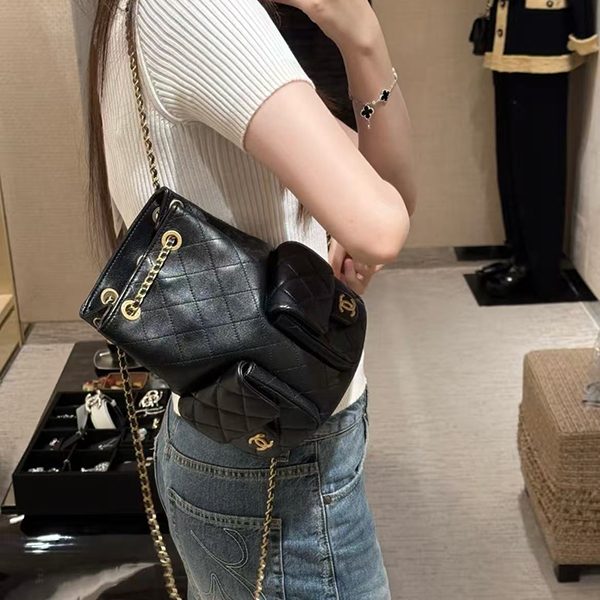 샤넬 백팩 투포켓 백팩-3022