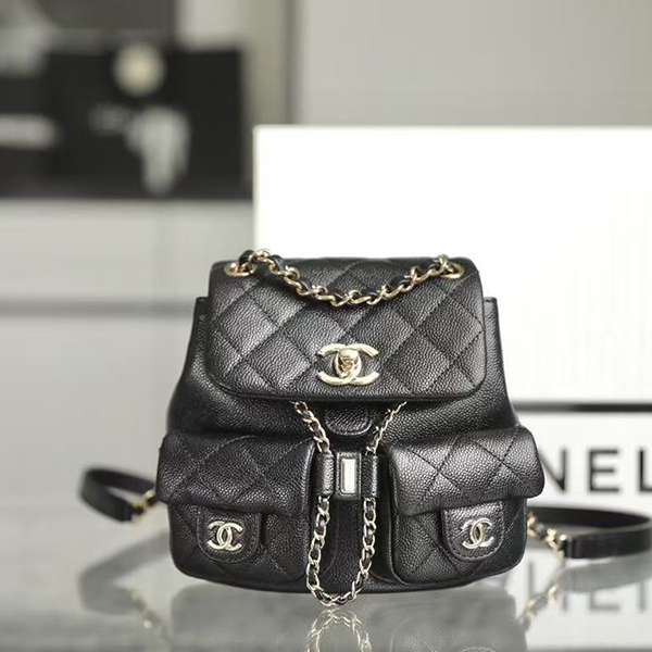 샤넬 듀마 투포켓 백팩 스몰-3027