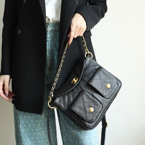 샤넬 25C 워시드 호보백 제니백-3041