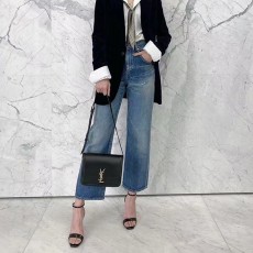 생로랑 솔페리노 미듐 레더 숄더백634305-3395