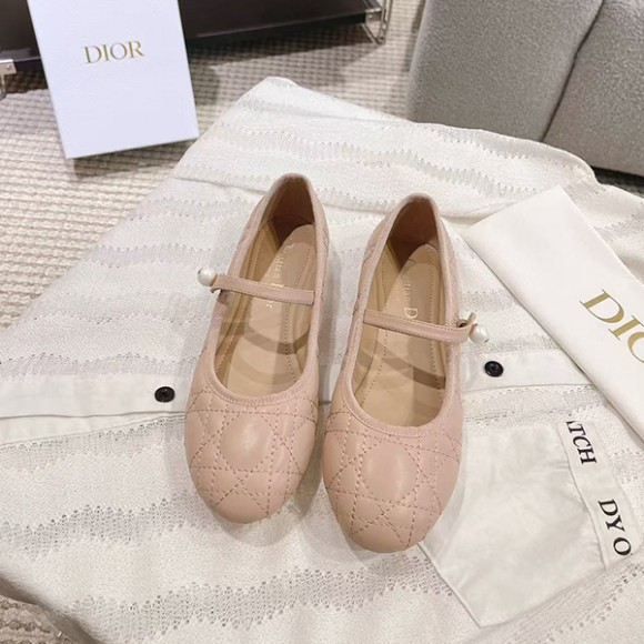 디올 발레리나 플랫슈즈-3704