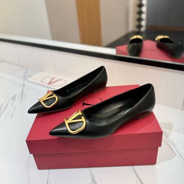 발렌티노 V로고 플랫슈즈--3760