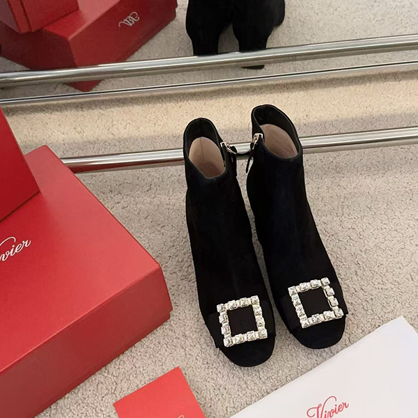 로저비비에 앵클 부츠(굽높이4.5cm)-3845