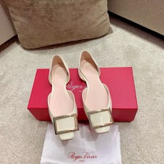 로저비비에 새틴 플랫슈즈-3862