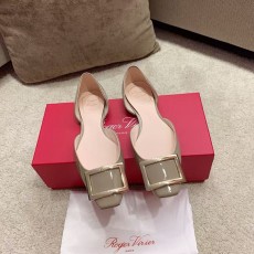 로저비비에 새틴 플랫슈즈-3863