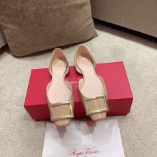 로저비비에 새틴 플랫슈즈-3865