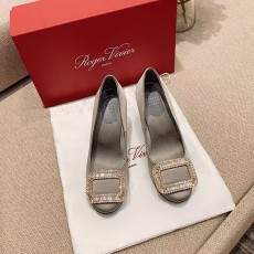 로저비비에 미들힐 여성구두 (굽높이7cm)-3880