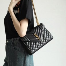 생로랑 엔벨롭 미듐 레더 숄더백600185-5222